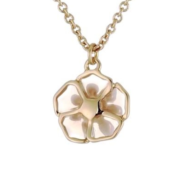 NEW Kate Spade 12K Gold Sunset Blossoms Necklace - Picture 2 of 6